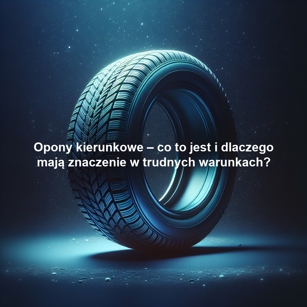 Opony kierunkowe – co to jest i dlaczego mają znaczenie w trudnych warunkach?