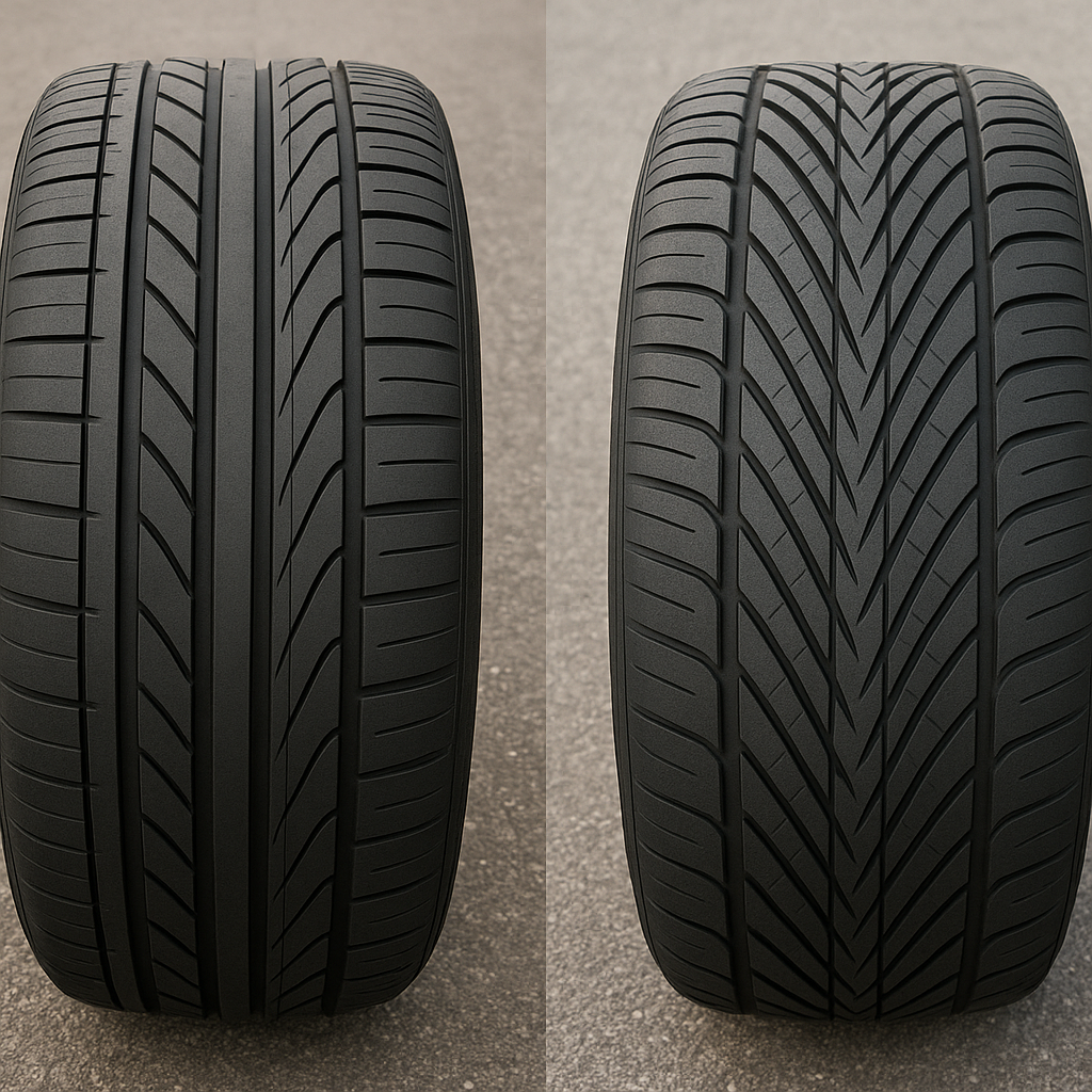 Jakie są różnice między oponami asymetrycznymi a kierunkowymi