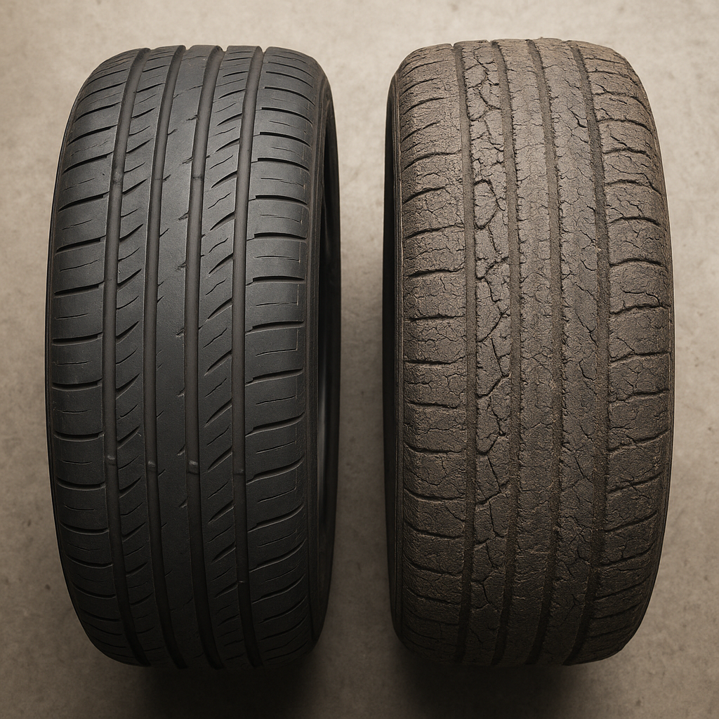 Co dzieje się z oponami po kilku latach przechowywania