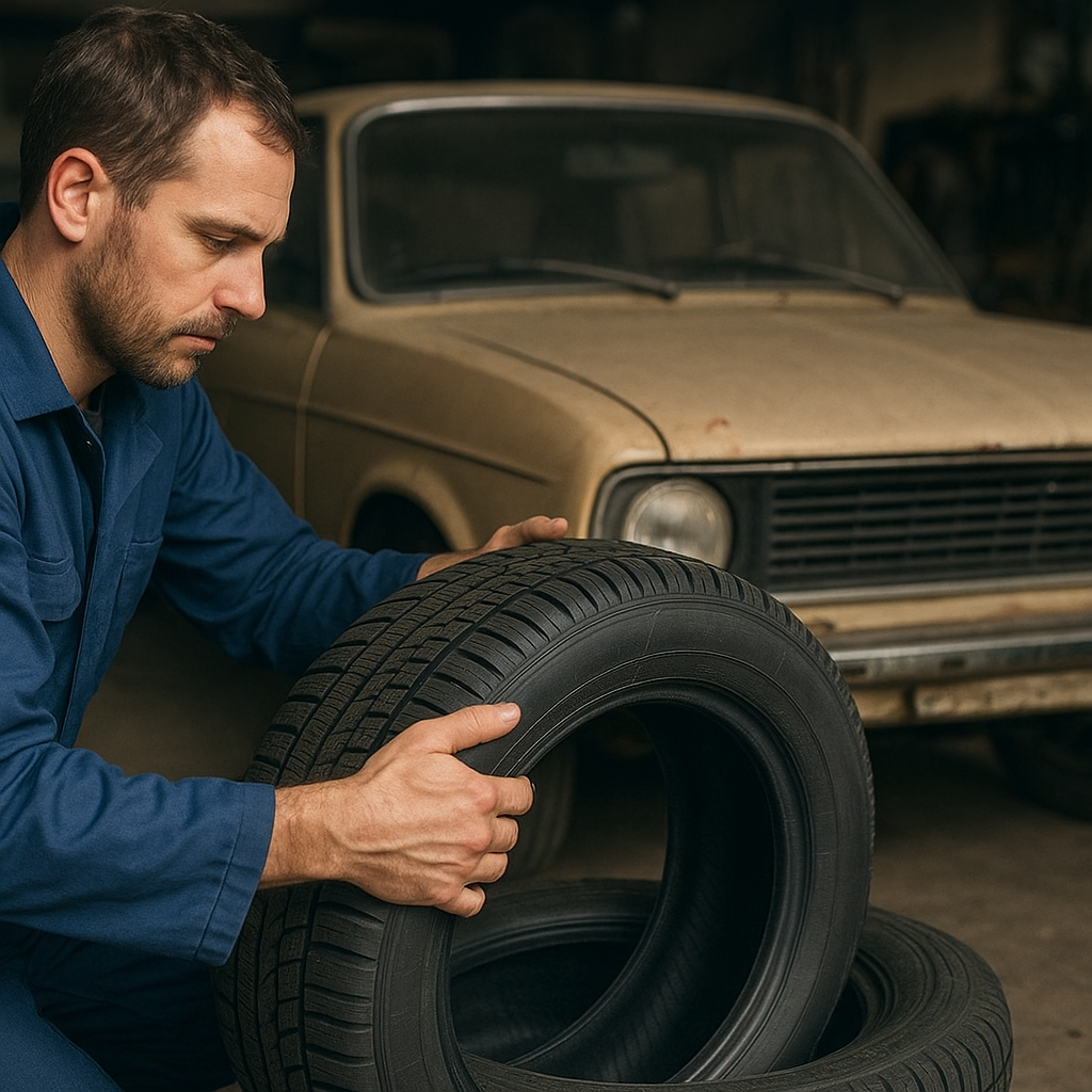 Jak dobrać opony do starego samochodu