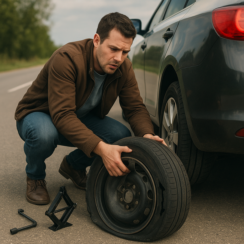 Co zrobić, gdy opona pęknie w trasie – praktyczny poradnik