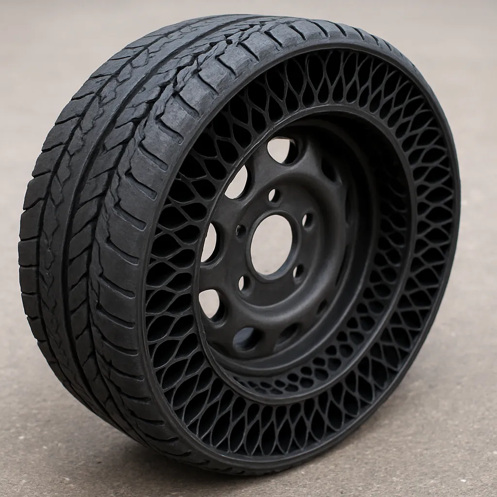 Jak wygląda opona bez powietrza (non-pneumatic tire)