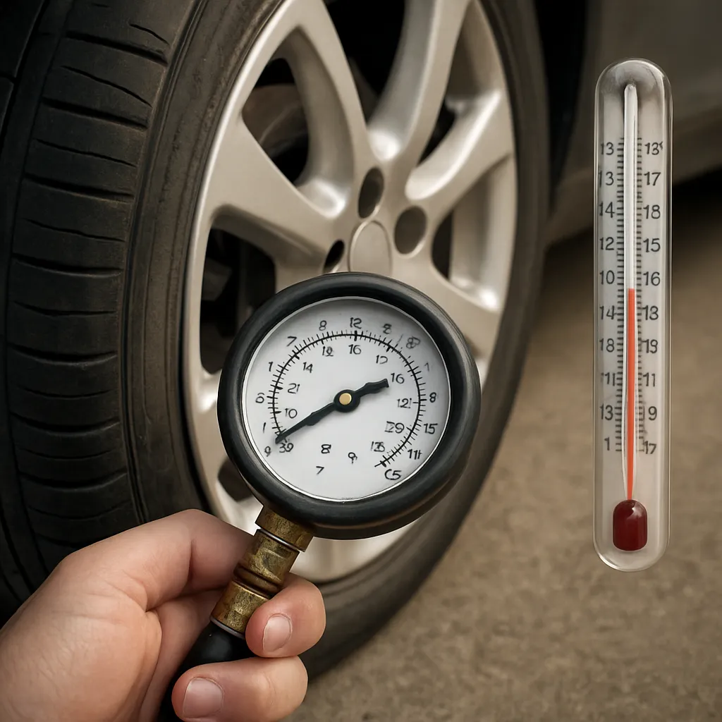 Dlaczego ciśnienie w oponach zmienia się wraz z temperaturą